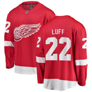 Matt Luff Men's Fanatics Branded Detroit Red Wings Breakaway Red Home Jersey