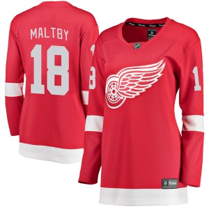 Kirk Maltby Women's Fanatics Branded Detroit Red Wings Breakaway Red Home Jersey