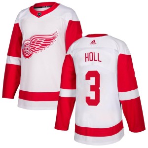 Justin Holl Youth Adidas Detroit Red Wings Authentic White Jersey