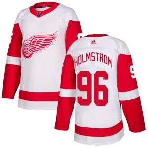Tomas Holmstrom Youth Adidas Detroit Red Wings Authentic White Jersey