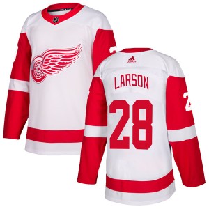 Reed Larson Youth Adidas Detroit Red Wings Authentic White Jersey