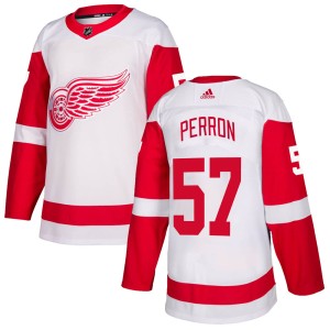 David Perron Youth Adidas Detroit Red Wings Authentic White Jersey