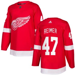 James Reimer Youth Adidas Detroit Red Wings Authentic Red Home Jersey