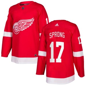 Daniel Sprong Youth Adidas Detroit Red Wings Authentic Red Home Jersey