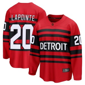 Martin Lapointe Youth Fanatics Branded Detroit Red Wings Breakaway Red Special Edition 2.0 Jersey