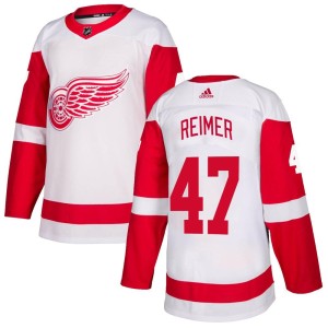 James Reimer Men's Adidas Detroit Red Wings Authentic White Jersey