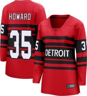 Jimmy Howard Women's Fanatics Branded Detroit Red Wings Breakaway Red Special Edition 2.0 Jersey