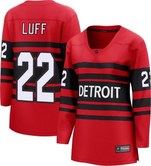 Matt Luff Women's Fanatics Branded Detroit Red Wings Breakaway Red Special Edition 2.0 Jersey