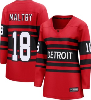 Kirk Maltby Women's Fanatics Branded Detroit Red Wings Breakaway Red Special Edition 2.0 Jersey