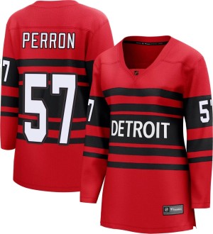 David Perron Women's Fanatics Branded Detroit Red Wings Breakaway Red Special Edition 2.0 Jersey