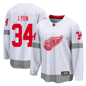Alex Lyon Youth Fanatics Branded Detroit Red Wings Breakaway White 2020/21 Special Edition Jersey