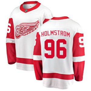 Tomas Holmstrom Youth Fanatics Branded Detroit Red Wings Breakaway White Away Jersey