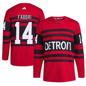 Robby Fabbri Men's Adidas Detroit Red Wings Authentic Red Reverse Retro 2.0 Jersey