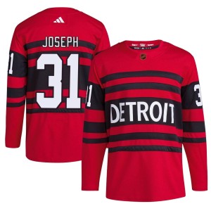Curtis Joseph Men's Adidas Detroit Red Wings Authentic Red Reverse Retro 2.0 Jersey