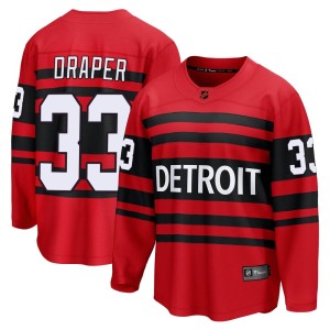 Kris Draper Men's Fanatics Branded Detroit Red Wings Breakaway Red Special Edition 2.0 Jersey