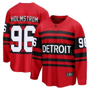 Tomas Holmstrom Men's Fanatics Branded Detroit Red Wings Breakaway Red Special Edition 2.0 Jersey