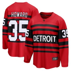 Jimmy Howard Men's Fanatics Branded Detroit Red Wings Breakaway Red Special Edition 2.0 Jersey