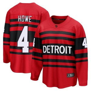 Mark Howe Men's Fanatics Branded Detroit Red Wings Breakaway Red Special Edition 2.0 Jersey