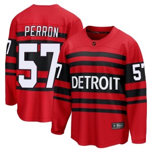 David Perron Men's Fanatics Branded Detroit Red Wings Breakaway Red Special Edition 2.0 Jersey