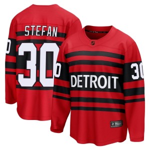 Greg Stefan Men's Fanatics Branded Detroit Red Wings Breakaway Red Special Edition 2.0 Jersey