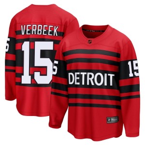 Pat Verbeek Men's Fanatics Branded Detroit Red Wings Breakaway Red Special Edition 2.0 Jersey