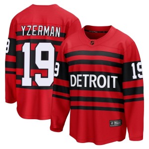 Steve Yzerman Men's Fanatics Branded Detroit Red Wings Breakaway Red Special Edition 2.0 Jersey