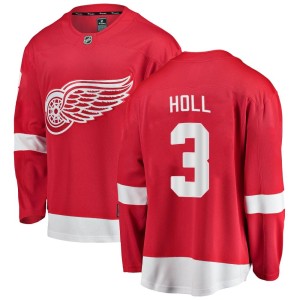 Justin Holl Youth Fanatics Branded Detroit Red Wings Breakaway Red Home Jersey