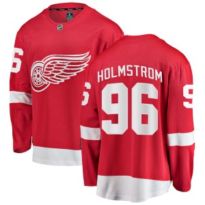 Tomas Holmstrom Youth Fanatics Branded Detroit Red Wings Breakaway Red Home Jersey
