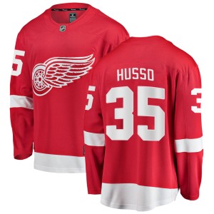 Ville Husso Youth Fanatics Branded Detroit Red Wings Breakaway Red Home Jersey