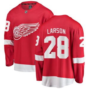 Reed Larson Youth Fanatics Branded Detroit Red Wings Breakaway Red Home Jersey