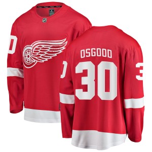 Chris Osgood Youth Fanatics Branded Detroit Red Wings Breakaway Red Home Jersey
