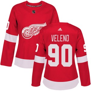 Joe Veleno Women's Adidas Detroit Red Wings Authentic Red Home Jersey