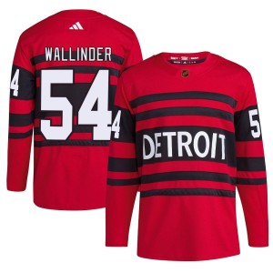 William Wallinder Youth Adidas Detroit Red Wings Authentic Red Reverse Retro 2.0 Jersey