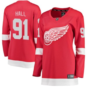Curtis Hall Women's Fanatics Branded Detroit Red Wings Breakaway Red Home Jersey