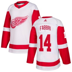 Robby Fabbri Youth Adidas Detroit Red Wings Authentic White Jersey