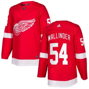 William Wallinder Youth Adidas Detroit Red Wings Authentic Red Home Jersey