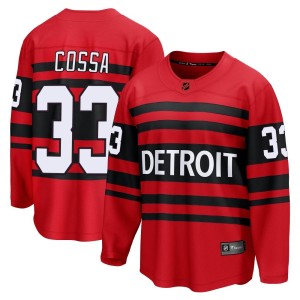 Sebastian Cossa Youth Fanatics Branded Detroit Red Wings Breakaway Red Special Edition 2.0 Jersey