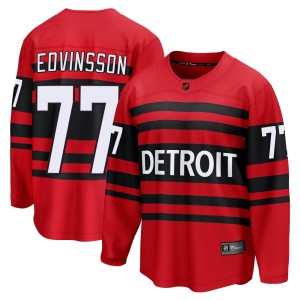 Simon Edvinsson Youth Fanatics Branded Detroit Red Wings Breakaway Red Special Edition 2.0 Jersey