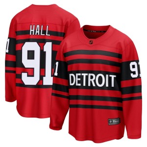 Curtis Hall Youth Fanatics Branded Detroit Red Wings Breakaway Red Special Edition 2.0 Jersey