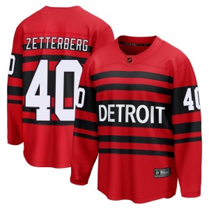 Henrik Zetterberg Youth Fanatics Branded Detroit Red Wings Breakaway Red Special Edition 2.0 Jersey