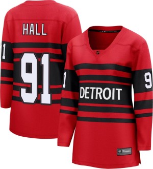 Curtis Hall Women's Fanatics Branded Detroit Red Wings Breakaway Red Special Edition 2.0 Jersey
