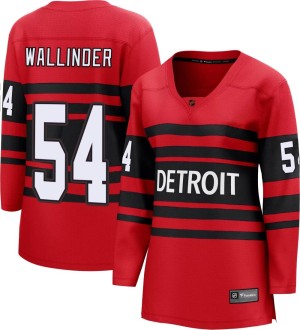 William Wallinder Women's Fanatics Branded Detroit Red Wings Breakaway Red Special Edition 2.0 Jersey