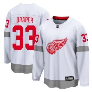 Kris Draper Youth Fanatics Branded Detroit Red Wings Breakaway White 2020/21 Special Edition Jersey