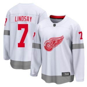 Ted Lindsay Youth Fanatics Branded Detroit Red Wings Breakaway White 2020/21 Special Edition Jersey