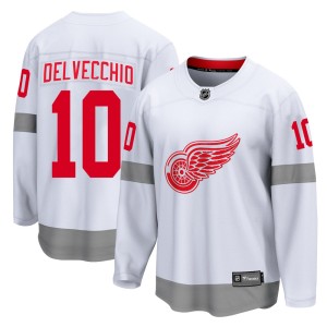 Alex Delvecchio Men's Fanatics Branded Detroit Red Wings Breakaway White 2020/21 Special Edition Jersey