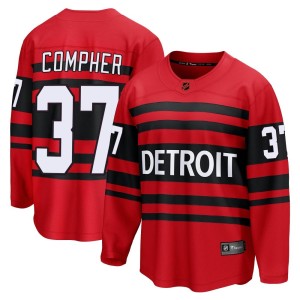 J.T. Compher Men's Fanatics Branded Detroit Red Wings Breakaway Red Special Edition 2.0 Jersey