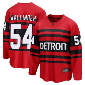William Wallinder Men's Fanatics Branded Detroit Red Wings Breakaway Red Special Edition 2.0 Jersey